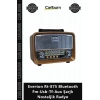 Özel Üretim Retro Tasarım Güçlü Ses Everton Rt875 Bluetooth FmUsbTfAux Şarjlı Nostaljik Radyo