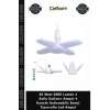 Özel Üretim 60 Watt 6000 Lumen 4 Kollu Katlanır Ampul 4 Kanatlı Katlanabilir Enerji Tasarruflu Led A