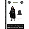 Özel Üretim Cosplay Kostüm Tasarım Kaliteli Kumaş Star Wars Luke Skywalker Pelerini Yetişkin Maskesi