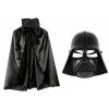 Özel Üretim Star Wars Kostüm Halloween Siyah Kalite Çocuk Boy Darth Vader Maskesi Pelerin Seti