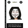 Özel Üretim Parti Kostüm Aksesuar Eğlence Maskeli Balo Siyah Renk Kısa Saç V For Vendetta Maskesi