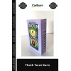 Özel Üretim Aleister Crowley Ezoterik Mistik Kehanet Spiritüel Sembolizm Baskı Thoth Tarot Kartı