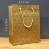 Özel Üretim Lüks Şık Modern Kaliteli Ambalaj Paket Gold Geometrik Desenli Orta Boy Karton Hediye Çan