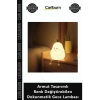 Özel Üretim Silikon Şarjlı RGB Led Armut Tasarımlı Renk ğiştirebilen Dokunmatik Gece Lambası