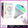 Özel Üretim Renkli LED RGB Hoparlörlü Akıllı Işık Uzaktan Kumandalı DEMPOWER MÜZİKLİ BLUETOOTH AMPUL