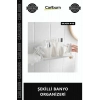 Özel Üretim Dekoratif Şık Tasarım Metal Dayanıklı Raf Düzenleyici Estetik Modern ŞEKİLLİ BANYO ORGAN