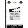 Özel Üretim Profesyonel Reji Ekipmanları Dekoratif Hediye Ahşap Film Sinema Klaketi Büyük Boy