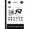 Özel Üretim Profesyonel Ergonomik Kas Gevşetici Vibrasyon Terapi Şarjlı 12 BAŞLIKLI MASAJ ALETİ