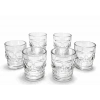Özel Üretim Dekoratif Modern Marjinal Tasarım 6lı Kurukafa Şeffaf Cam Shot Bardağı Seti 9x8 cm