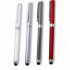 Özel Üretim Promosyon Logolu Kurumsal Lüks Şık Metal 1228 Metal Touchpen Roller Kalem Kırmızı