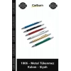 Özel Üretim Promosyon Lüks Logo Baskılı Kurumsal Hediye Kaliteli 1006 Metal Tükenmez Kalem Siyah