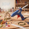 Özel Üretim Pratik Hızlı Isınan 20W Sıcak Silikon Tabancası Küçük Boy 75 mm Mum Silikon Uyumlu