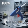 Özel Üretim Profesyonel Hızlı 100W Sıcak Silikon Tabancası Elektrikli 11 mm Mum Silikon Uyumlu