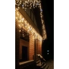 Özel Üretim Dekoratif Süsleme 3m 100 Led 20 Saçak 305070cm Çakarlı IP65 Su Geçirmez Dış Mekan