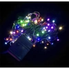 Özel Üretim Dekoratif Animasyonlu Şık Kaliteli 10m 100 Led Damla Uçlu RGB Işık SİYAH Kablo MZ172