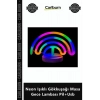 Özel Üretim Dekoratif Modern Estetik Şık Hediye Neon Işıklı Gökkuşağı Masa Gece Lambası Pil+Usb