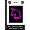 Özel Üretim Dekoratif Hediye Çocuk Odası Şık Modern Neon Işıklı Unicorn Masa Gece Lambası Pil+Usb