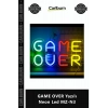 Özel Üretim Duvar Dekoru Gaming Oda Tasarımı Işıklı Tabela Oyuncu GAME OVER Yazılı Neon Led MZN3