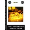 Özel Üretim Dekoratif Şık Estetik Ambiyans 4cm Lamba 2m 10 Led Pilli 2 Kademeli Rattan Top Gün ışığı