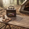 Özel Üretim Solar Nostalji Müzik Kutusu Şarjlı FM Radyo Bluetooth Özellikli Retro Tasarımlı