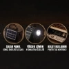 Özel Üretim Nostalji Müzik Kutusu Solar Panelli Şarjlı AUX Girişi LED Fener Bluetooth