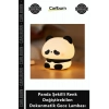 Özel Üretim Şarjlı Silikon Çocuk Odası Panda Şekilli Renk ğiştirebilen Dokunmatik Gece Lambası