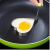 Özel Üretim Paslanmaz Yanmaz Pratik Metalik Kalp Şeklinde Metal Omlet Yumurta Krep Kalıpları