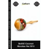 Özel Üretim El Yapımı Doğal Ritim Perküsyon Müzik Aleti Otantik Şık Batikli Coconat Marakas No1013
