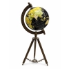 Özel Üretim Ofis Hediyesi Tasarım Modern Aksesuar Ahşap Tripot Ayaklı Dekoratif Dünya Küre 4167Bla