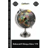 Özel Üretim Estetik Masaüstü Ofis Hediyelik Retro Tasarım Şık Ayaklı Harita Modern Dekoratif Dünya K