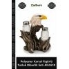 Özel Üretim Şık Dekoratif Sofra Mutfak Gereç Polyester Kartal Figürlü Tuzluk Biberlik Seti Alk5610
