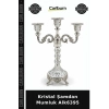Özel Üretim Dekoratif Salon Aksesuar Şık Kristal Şamdan Mumluk Alk6395