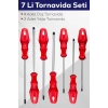 #TornavidaSeti Profesyonel Dayanıklı Çelik El Aleti Takımı 4 Düz 3 Yıldız Toplam 7li Tornavida Seti