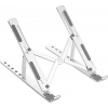 Özel Üretim 6 Kademeli Katlanabilir Taşınabilir Metal Stand Alüminyum Laptop Standı Ayarlanabilir