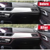 #Trim Galvanik Kaplama Esnek PVC Otomotiv Pano Kapı Trim İç Aksesuar Araba Dekorasyon 5 Metre