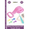 #BanyoKesesi Silikon Esnek Sağlıklı Masaj Etkili Kir Temizleyici Banyo Sırt Kesesi Çift Taraflı 70 cm