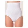 #SlipKorse Polyamid Kumaş Esnek Form Kazandıran Sıkı Beyaz Kadın Dikişsiz Slip Korse