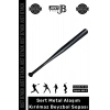 #BeyzbolSopası Sert Metal Alaşım Kaymaz Dayanıklı 855 Gram Kırılmaz Siyah Beyzbol Sopası 61 Cm