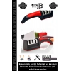 #BııçakBileme 3 Kademeli Paslanmaz Çelik Ergonomik Saplı Keskinleştirici Makas Bıçak Bileme Aleti