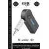 #BluetoothAux 4 Saat Bataryalı Uyku Mod Usb Şarjlı Bluetooth 3.0 Aux Müzik Alıcısı Telefon Araç Kiti