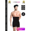 #BoxerKorse Göbek Düzleştirici Bel Basen Toparlayıcı Sıkılaştırıcı Duble Erkek Boxer Korse - 3 Adet