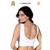 #Büstiyer Dikişsiz Seamless Kadın Esnek Yumuşak Kumaş Kalın Askılı Pedsiz Spor Büstiyer - 4 Adet