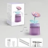 #Nemlendirici Şık Estetik Modern Dekorasyon Hava Ev Oda USB LED Nemlendirici Çiçek Hava Nemlendirici