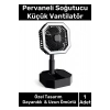 Deluxe Katlanabilir 2 Modlu Usb Şarjlı Sessiz Mini Fan Yelpazeli Pervaneli Soğutucu Vantilatör