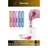Deluxe Seri Minimal Kullanışlı Taşınabilir Şık Zarif Alüminyum Doldurulabilir Cep Parfüm Şişesi
