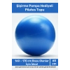 Deluxe Seri Pilates Yoga Egzersiz Topu 65 Cm Pompa Hediyeli Fitilli Kalın Yüksek Kalite Dayanıklı