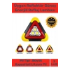 Deluxe Su Geçirmez Sızdırmaz 3 Ledli Solar Üçgen Reflektör Güneş Enerjili Refluj Araba Oto Lambası