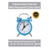 Deluxe Yüksek Sesli Alarmlı Pilli Dekoratif Çift Çanlı Mini Masaüstü Analog Dekoratif Çalar Saat