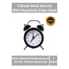Deluxe Yüksek Sesli Alarmlı Pilli Dekoratif Çift Çanlı Mini Masaüstü Analog Dekoratif Çalar Saat