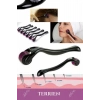 Derma Roller Titanyum Uçlu 540 İğneli Cilt Bakım Vücut Yenileme Masaj Aleti 0,50 mm